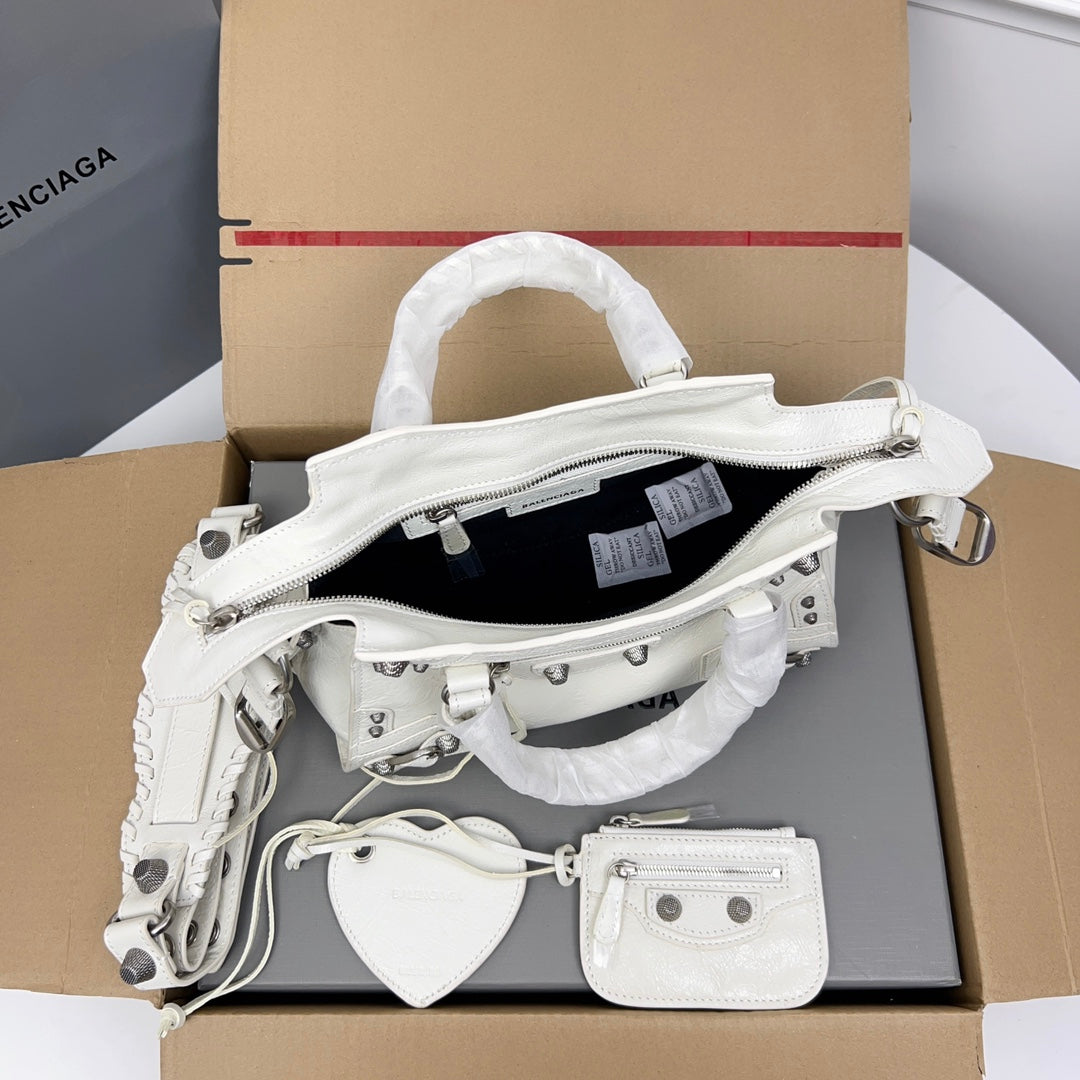 NEO CAGOLE 26 IN WHITE LAMBSKIN