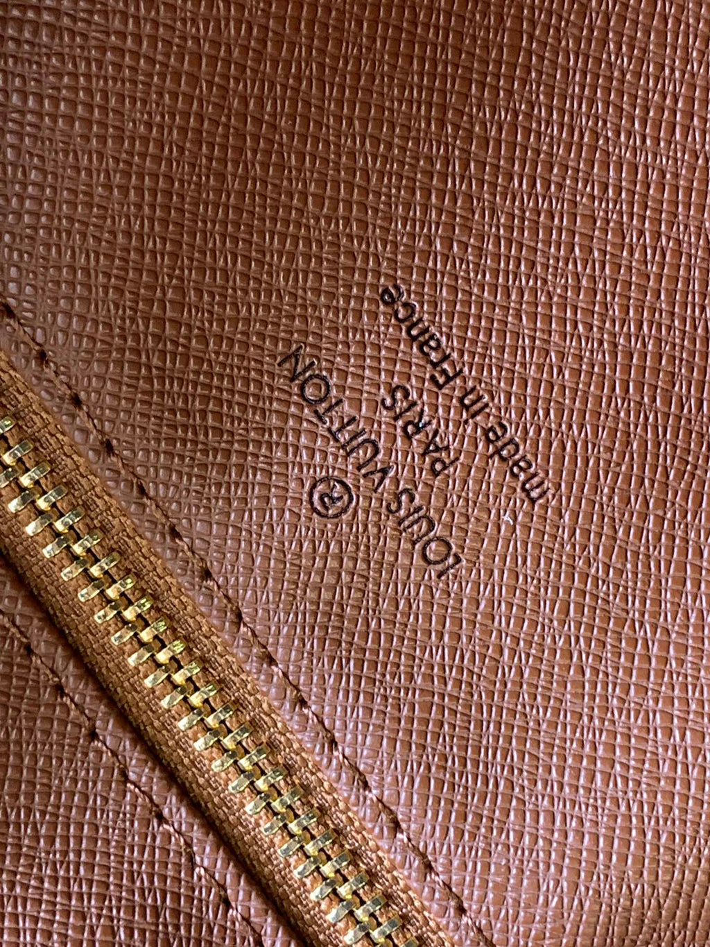 TROCADERO MINI MESSENGER BAG 23 IN BEIGE AND BROWN MONOGRAM COATED CANVAS
