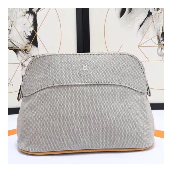 HERM Medium Bolide Travel Case In Grey Cotton