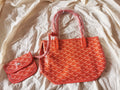 MINI HOBO BOHEME 38CM RED CANVAS